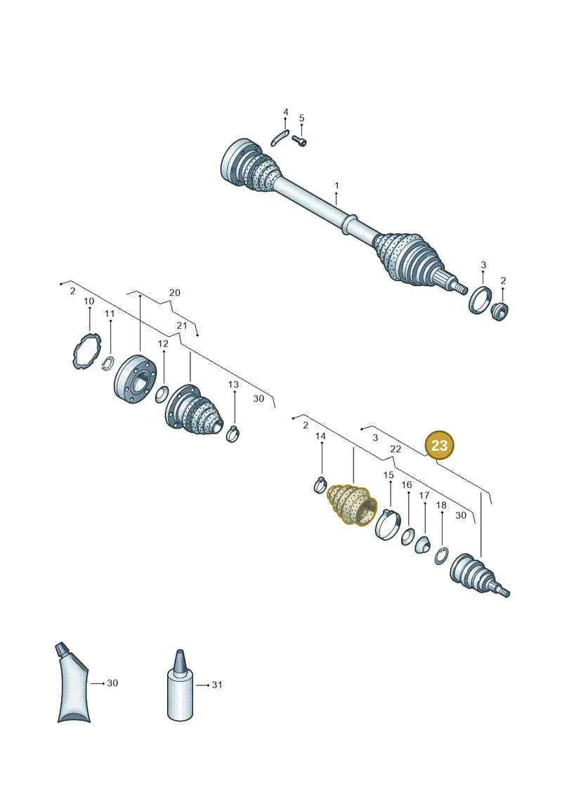 6R0498099 — SEAT Toledo Reference (2012-2015) diagram 678407200, position 23