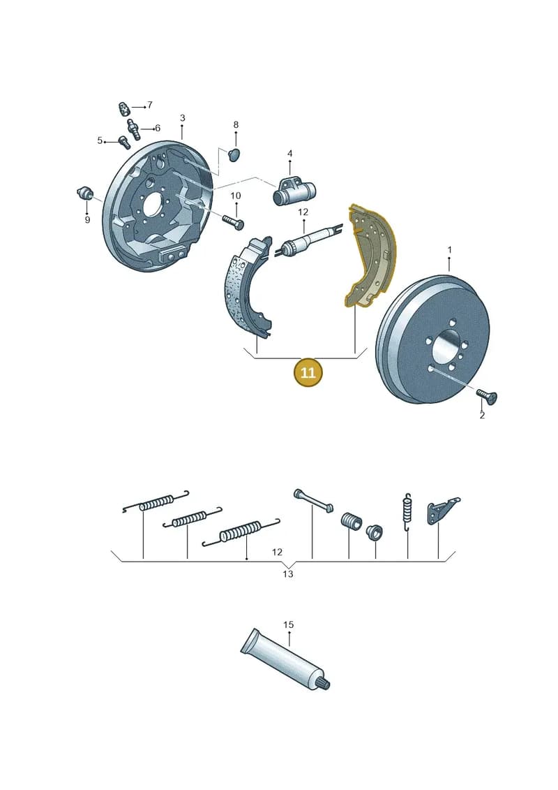 6R0698525B — Skoda Roomster (2010-2015) diagram 677609000, position 11