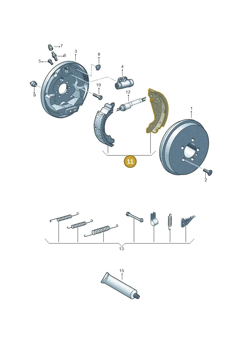 6R0698525B — Skoda Rapid (2012-2022) diagram 740609020, position 11