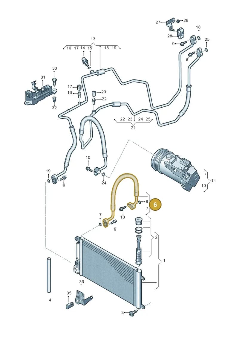 6R0820721G — SEAT Ibiza (2012-) diagram 747260410, position 6