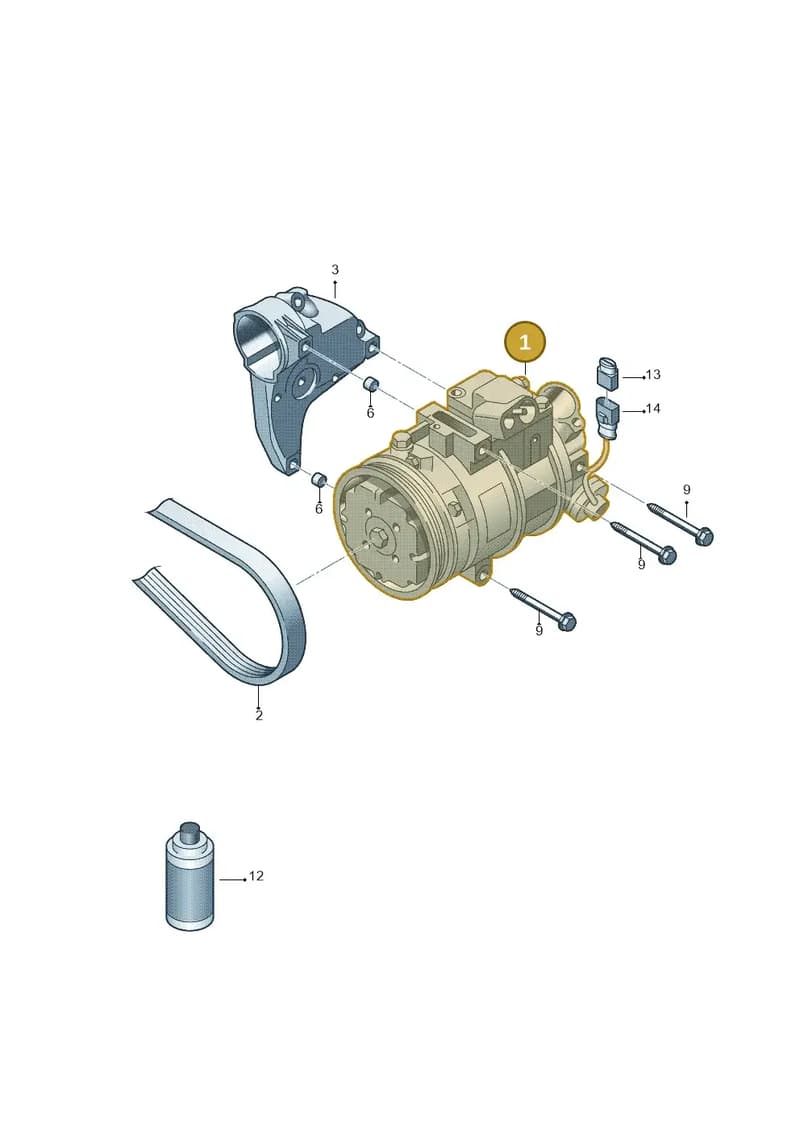 6R0820803F — Skoda Rapid (2012-2022) diagram 672260170, position 1
