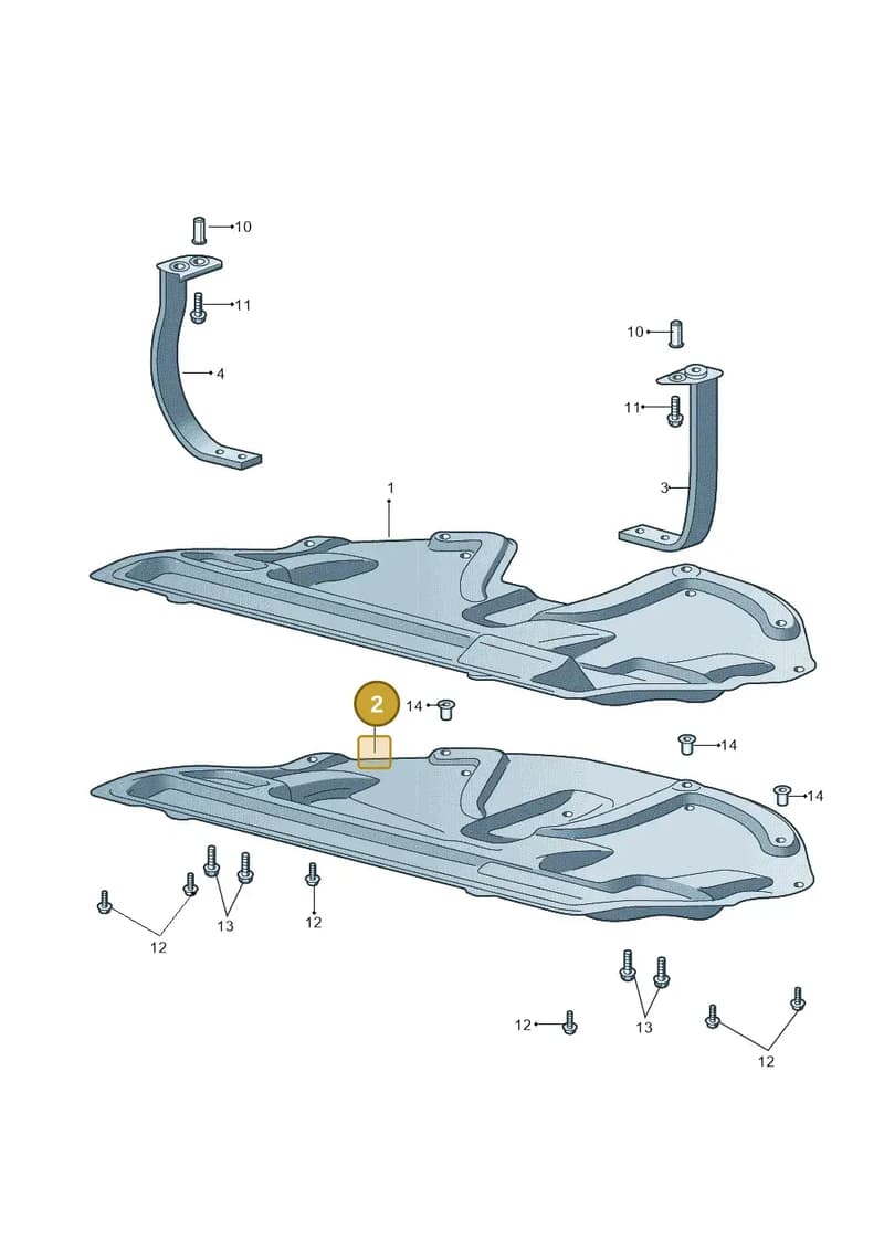 6R0825902A — Skoda Roomster (2010-2015) diagram 697018050, position 2