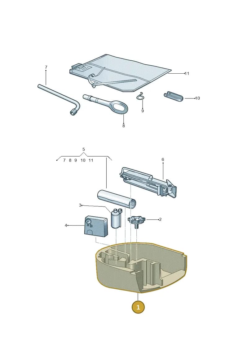 6R0863470C — SEAT Ibiza (2015-) diagram 743011400, position 1