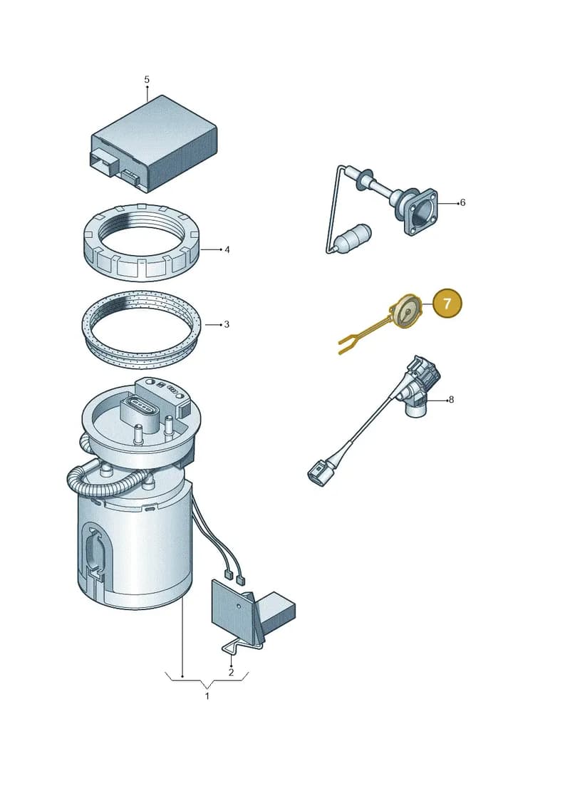 6R0905157B — SEAT Ibiza (2015-) diagram 672919300, position 7