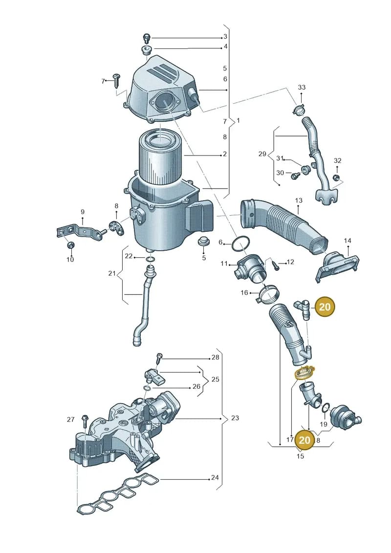 6R0906391 — SEAT Ibiza (2012-) diagram 672129300, position 20