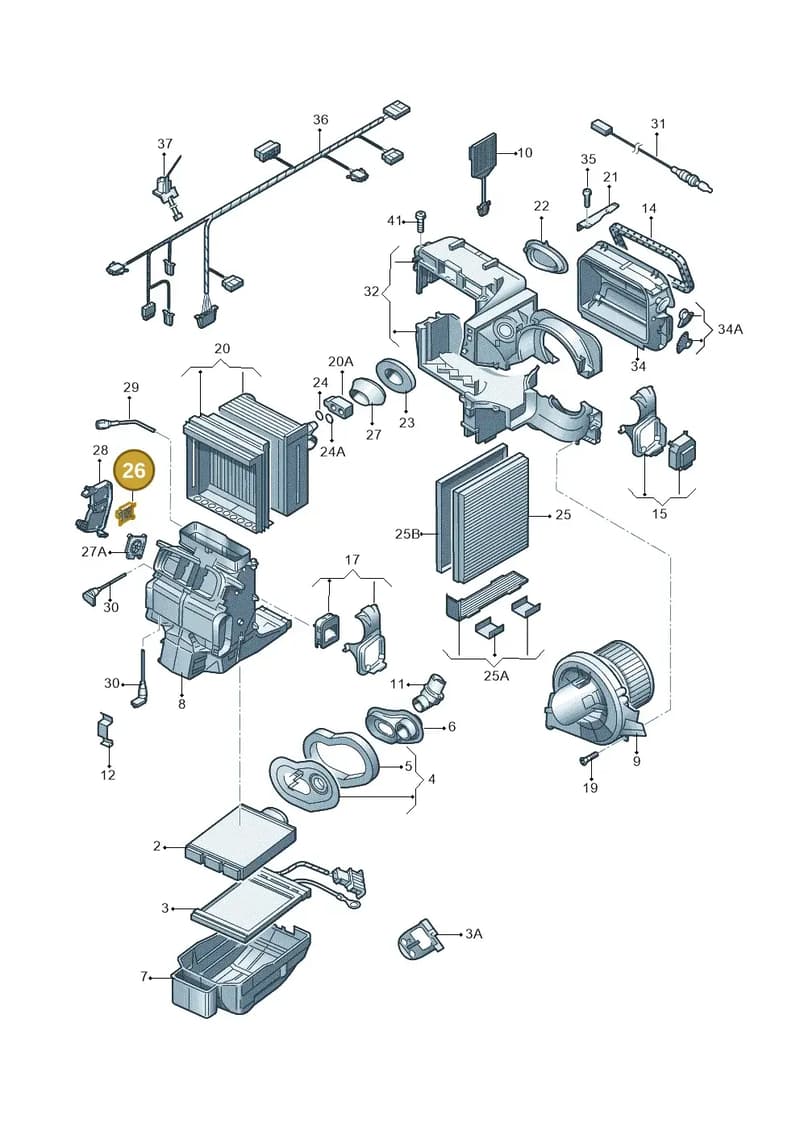 6R0907511A — SEAT Toledo (2015-2019) diagram 253820200, position 26