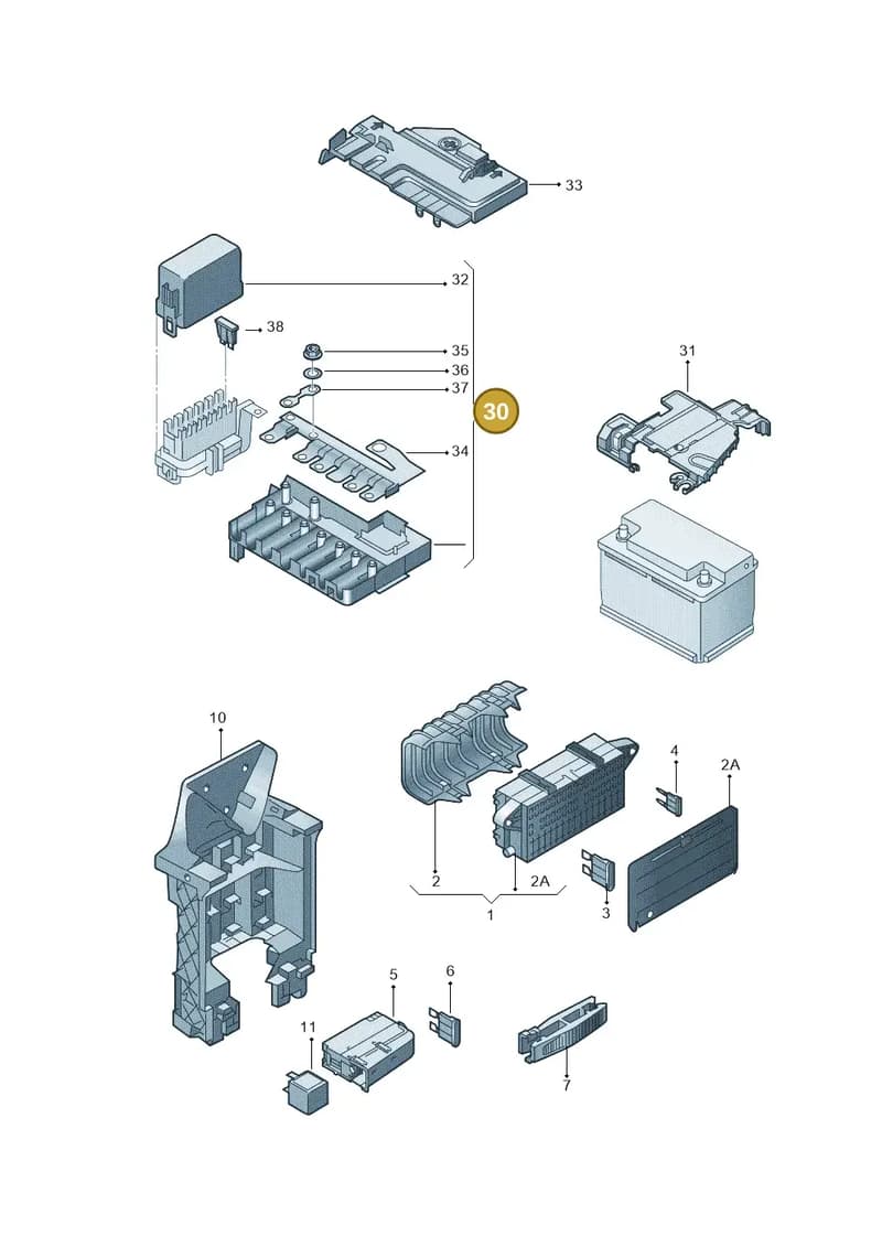6R0937548F — Skoda Citigo (2011-2019) diagram 723937000, position 30
