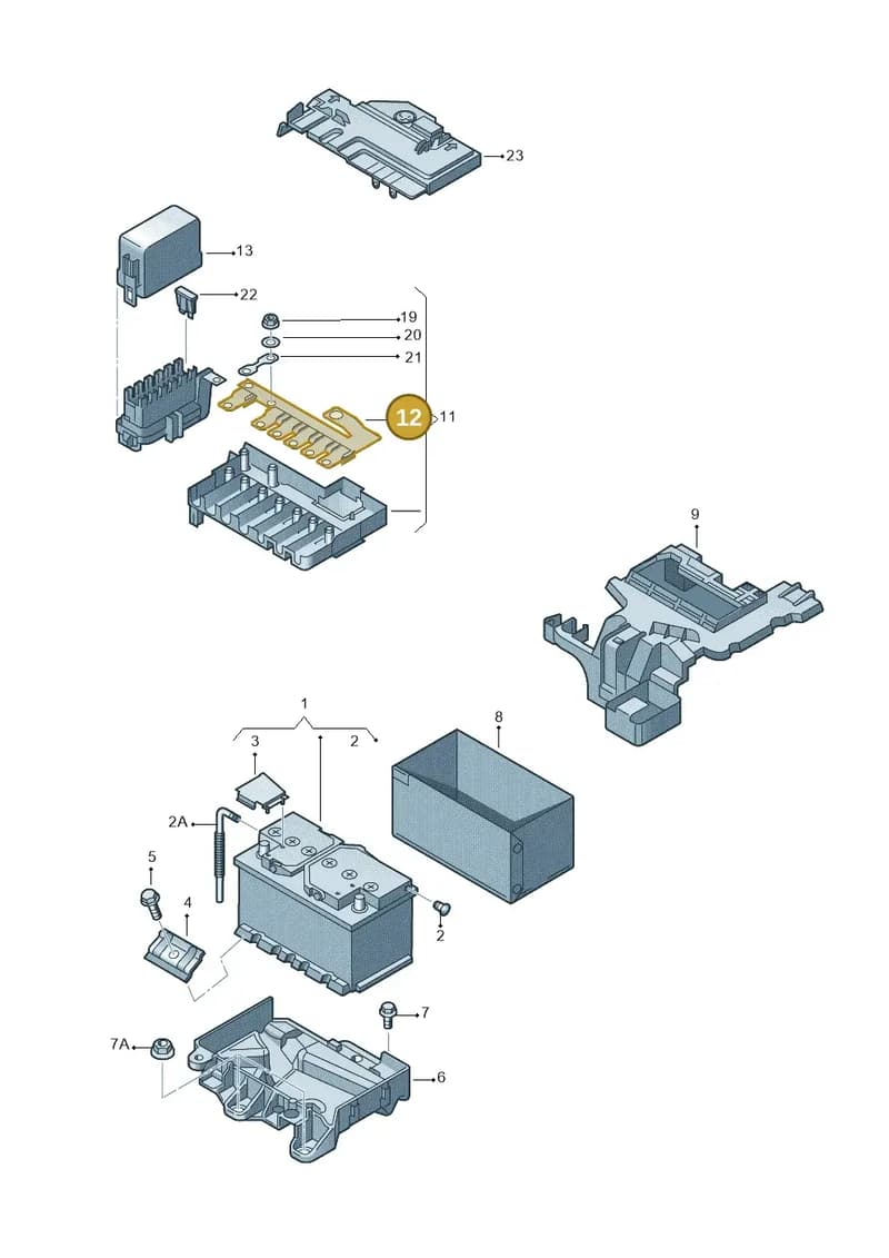 6R0937629 — SEAT Ibiza Reference (2008-2011) diagram 672915000, position 12