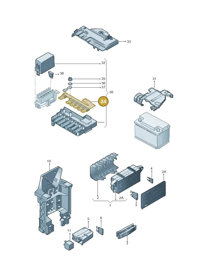 6R0937629 — Skoda Citigo (2011-2019) diagram 723937000, position 34