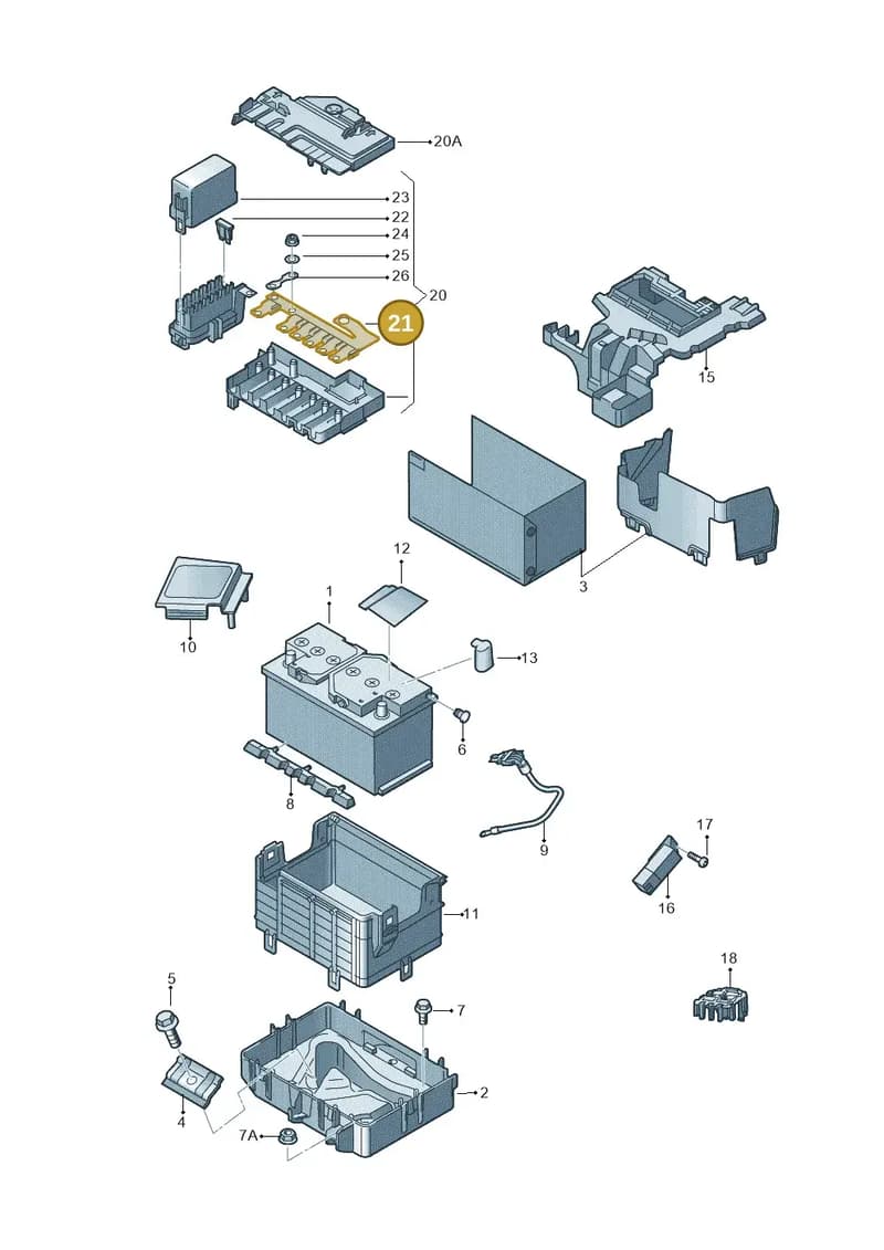 6R0937629D — Skoda Rapid (2012-2022) diagram 740915000, position 21