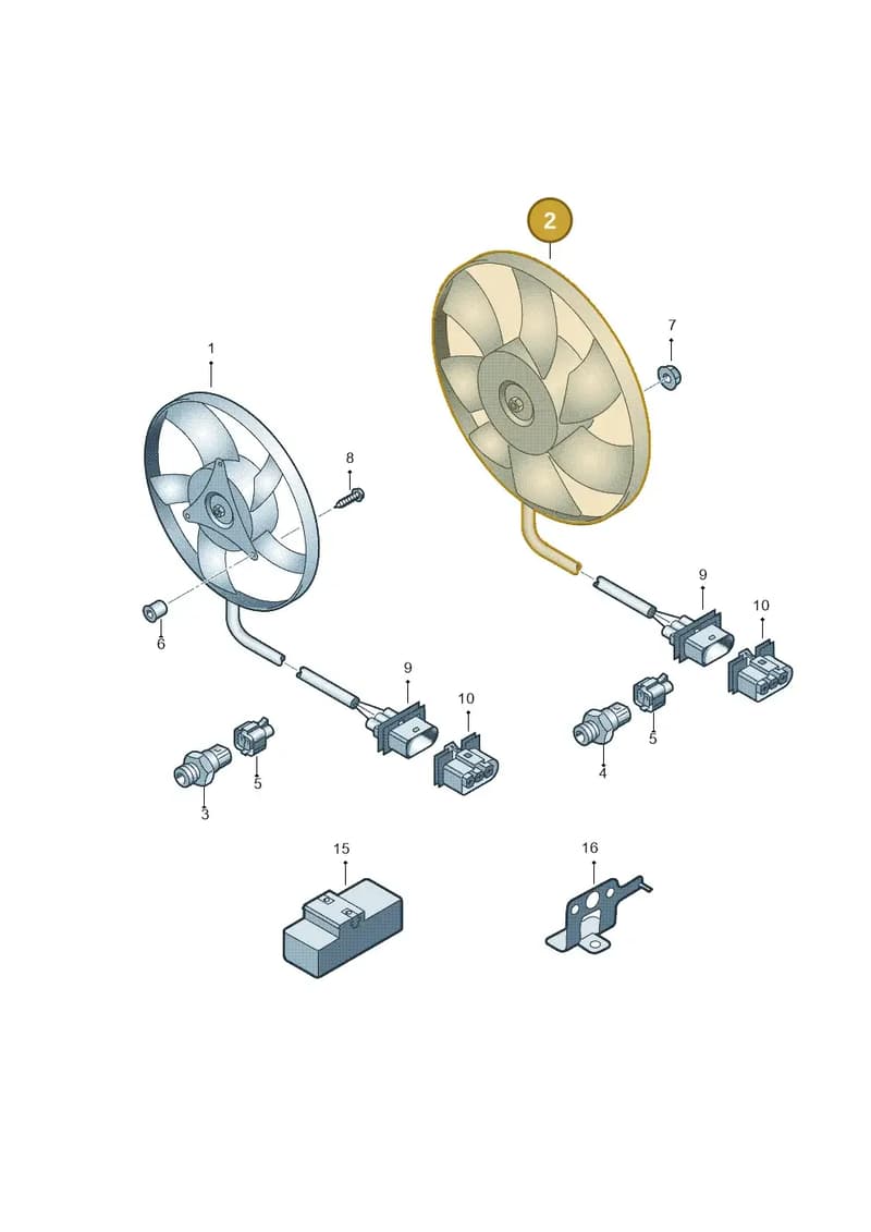 6R0959455G — Skoda Rapid (2012-2022) diagram 672959500, position 2