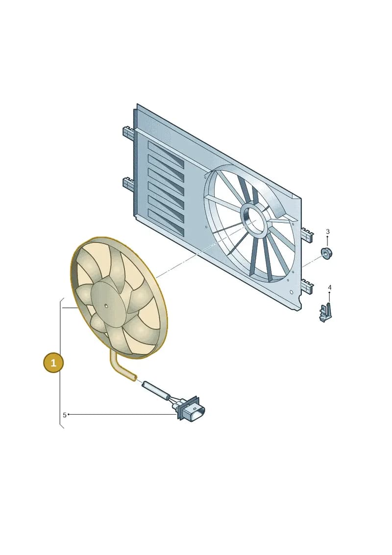 6R0959455G — Audi A1 Sportback (2014-2018) diagram 792959550, position 1