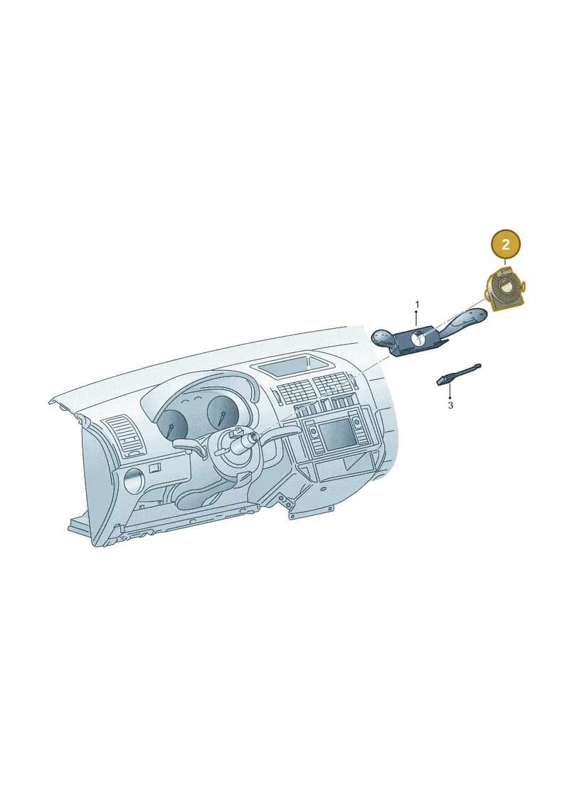 6R0959653 — Volkswagen Polo Vivo (2014-2017) diagram 253953000, position 2
