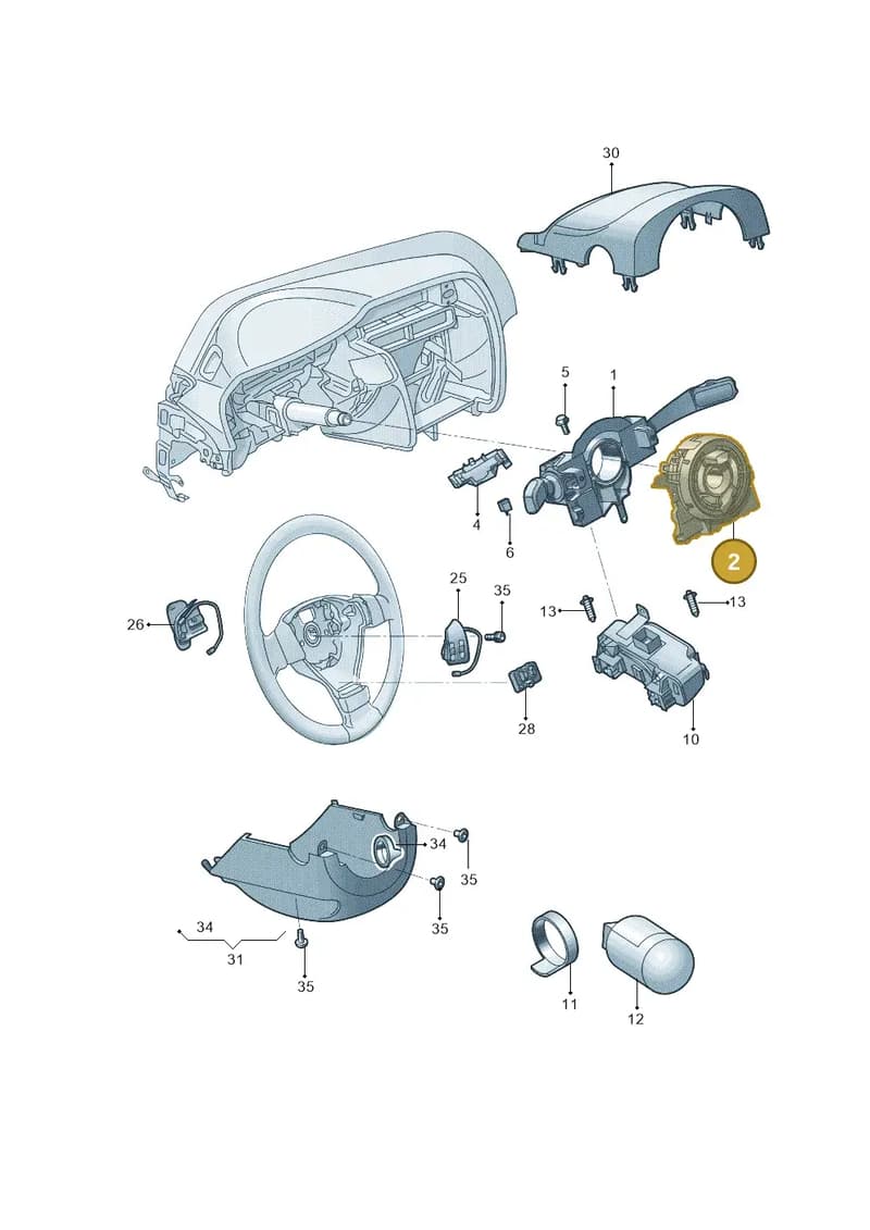 6R0959654 — Volkswagen Lavida (2012-2021) diagram 744953560, position 2