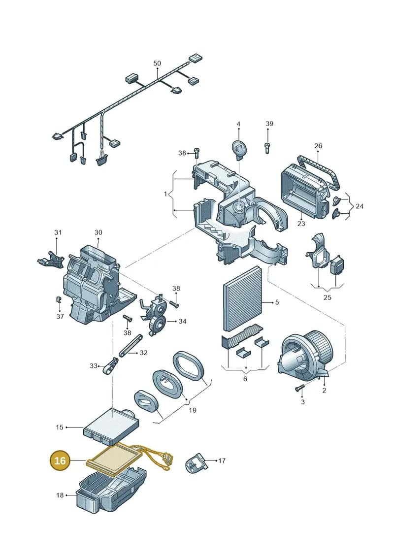 6R0963235 — SEAT Ibiza (2015-) diagram 773819100, position 16