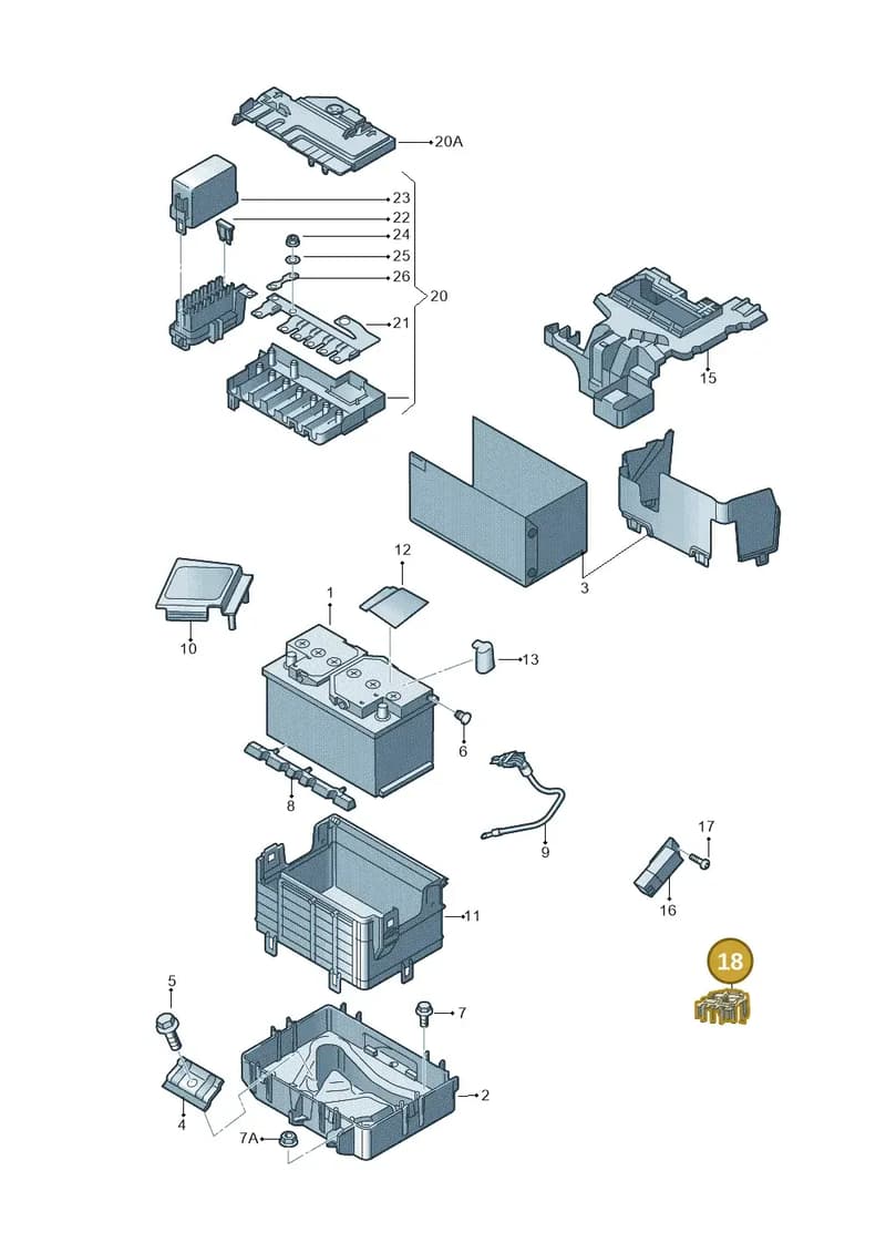 6R0971037 — SEAT Toledo (2015-2019) diagram 740915000, position 18
