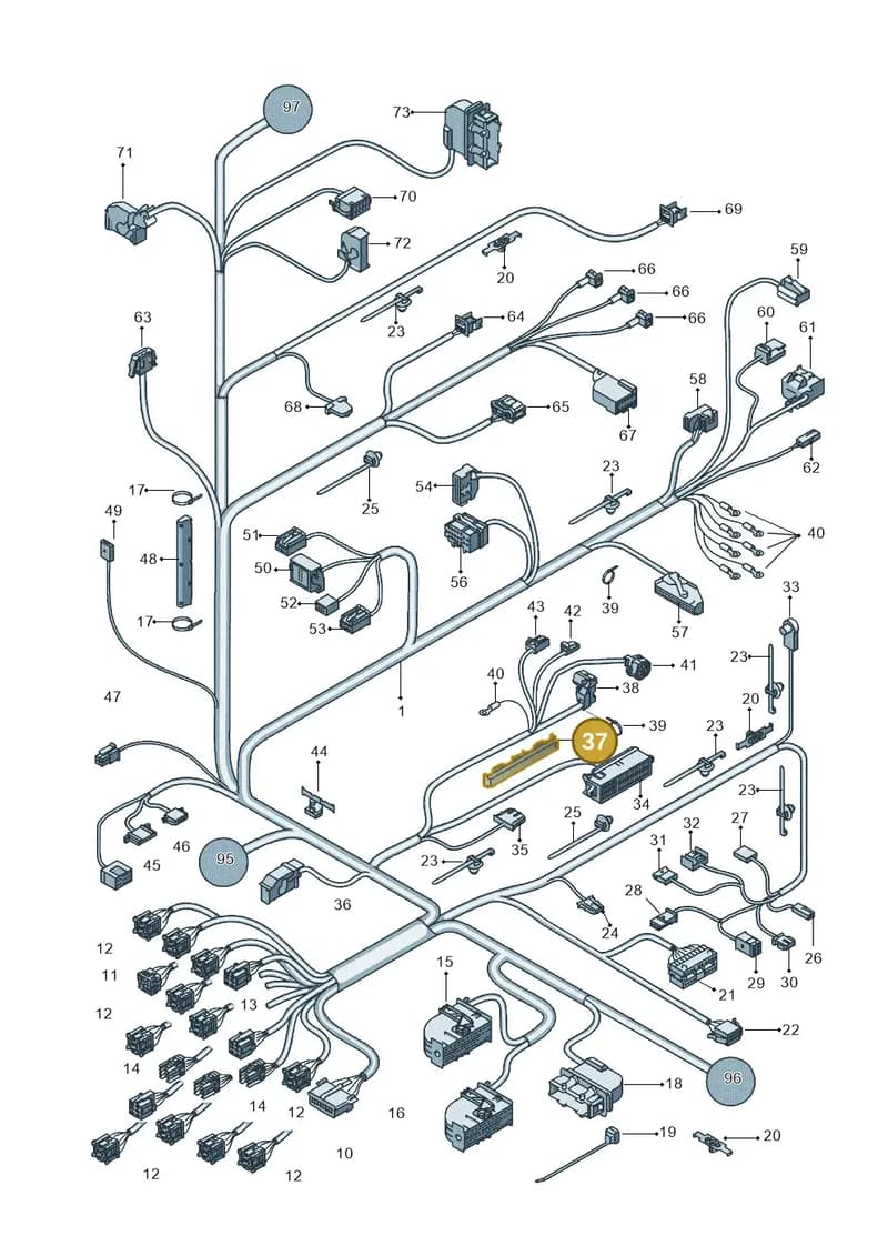 6R0971615H — SEAT Ibiza (2012-) diagram 639971820, position 37