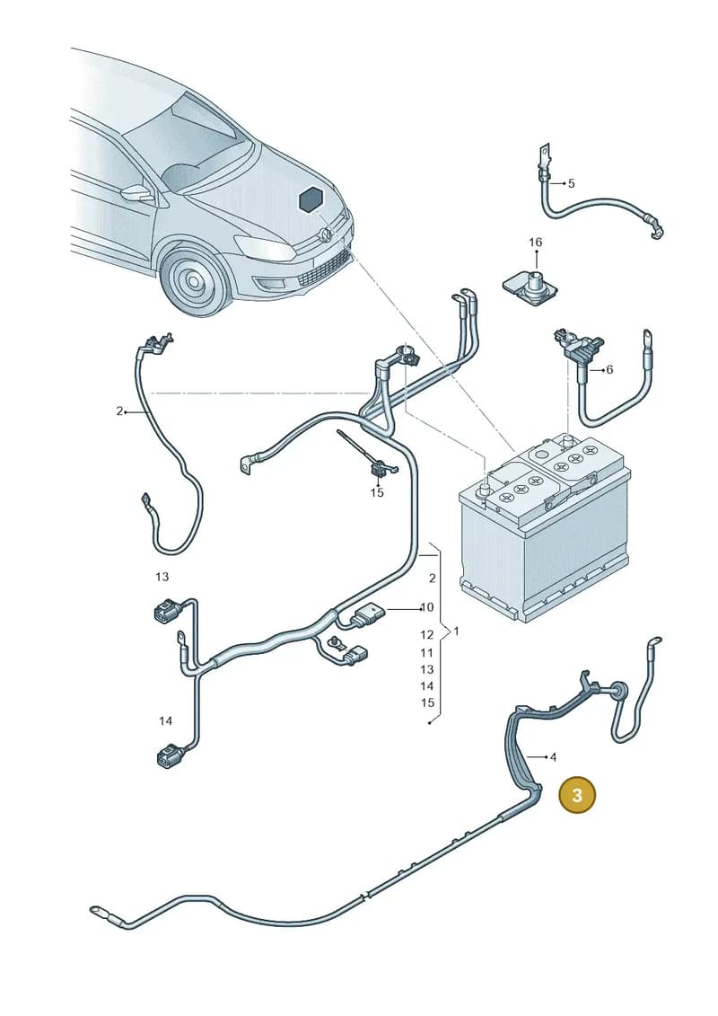 6R0971615H — SEAT Ibiza (2015-) diagram 794971650, position 3