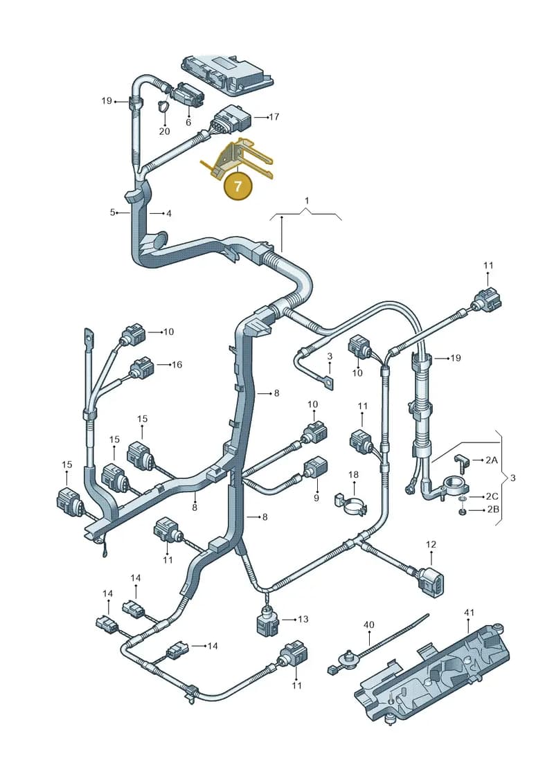 6R0971848 — SEAT Toledo Reference (2012-2015) diagram 253971030, position 7