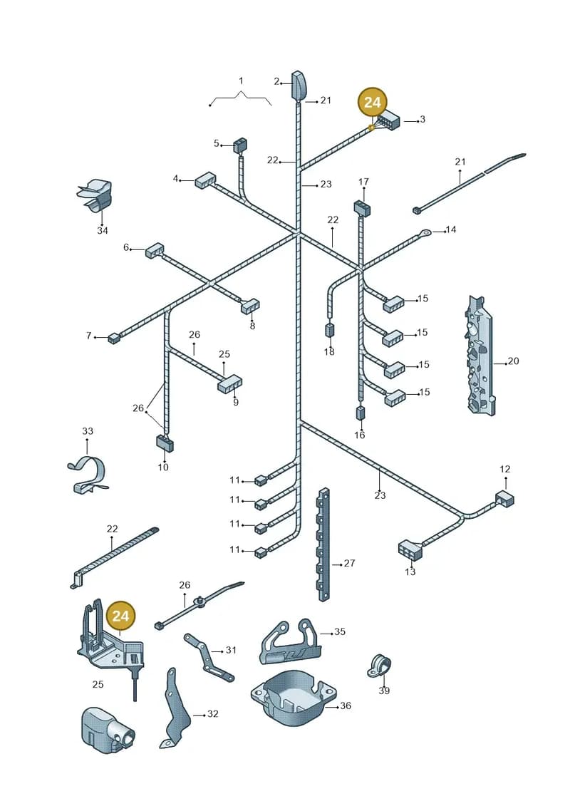 6R0971848 — SEAT Toledo Reference (2012-2015) diagram 481971100, position 24