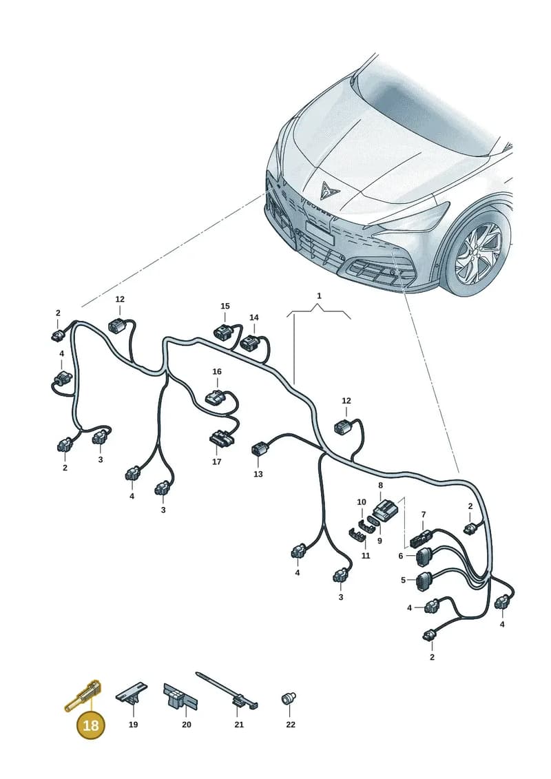 6R0971904 — SEAT CUPRA Tavascan (2023-) diagram 20h971000, position 18