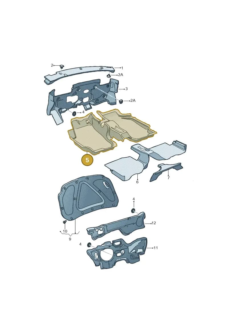 6R6863920F — SEAT Ibiza (2015-) diagram 254863200, position 5