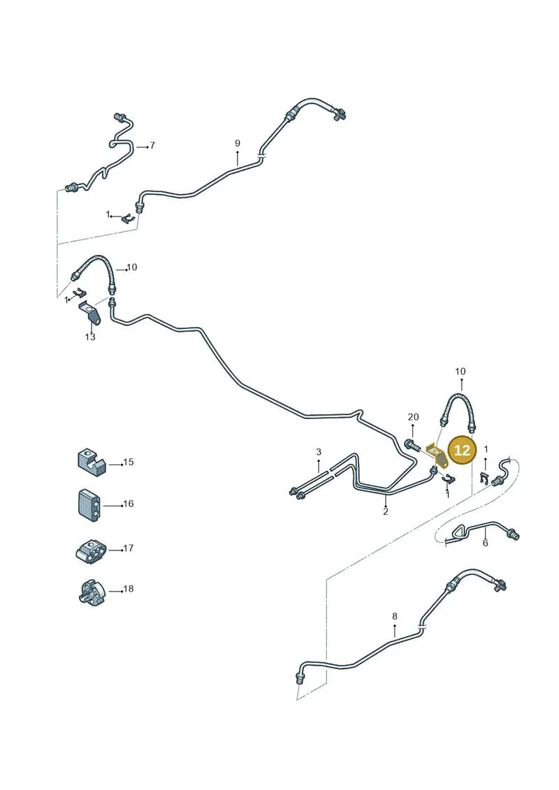 6RU611793A — Skoda Rapid Spaceback (2014-2022) diagram 672611300, position 12
