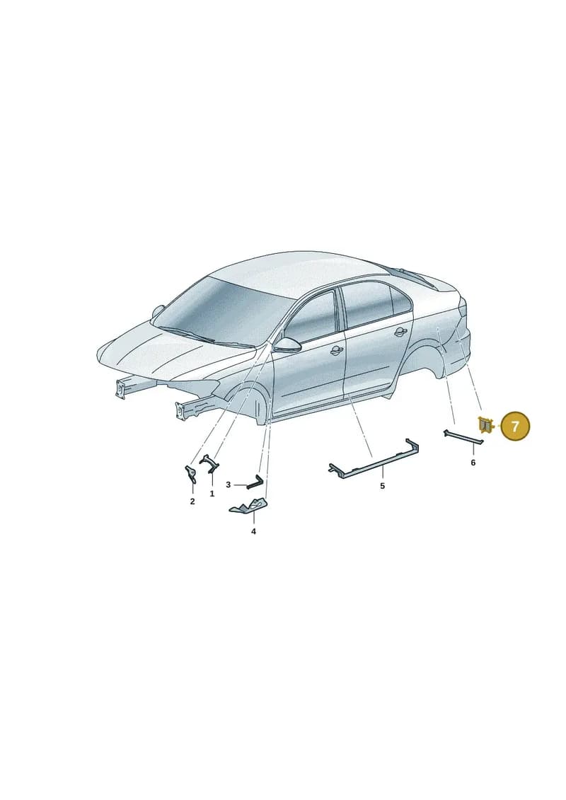 6RU864625 — Skoda Rapid (2012-2022) diagram 62x864000, position 7