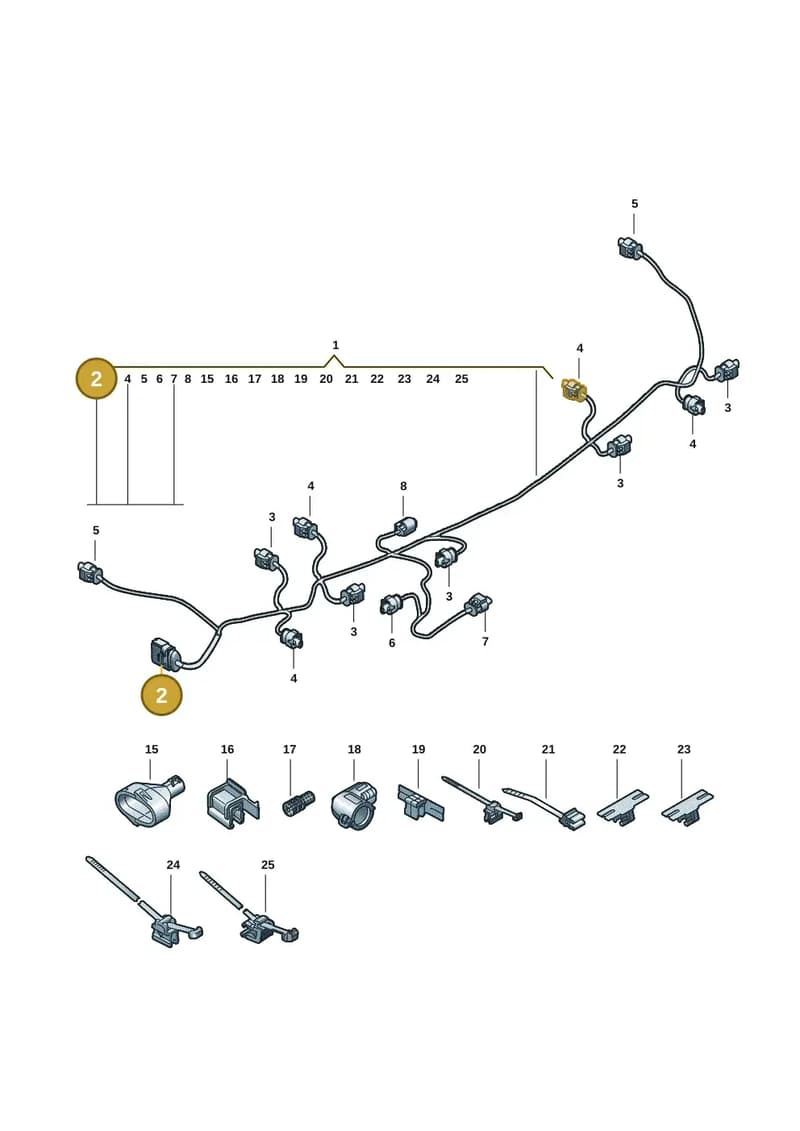 6X0973817A — Audi A5 Limousine (2024-2025) diagram 8wk972710, position 2
