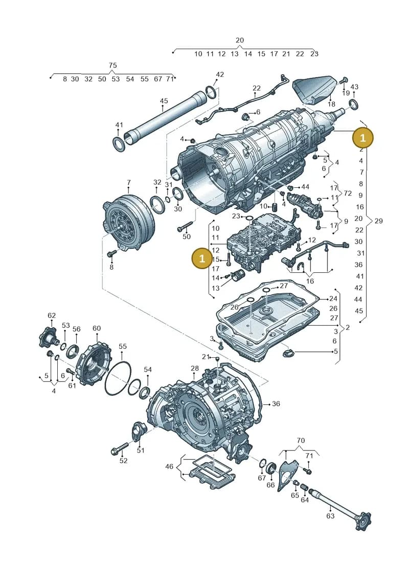 760927158AN — Volkswagen Touareg (2017-2025) diagram 439300210, position 1