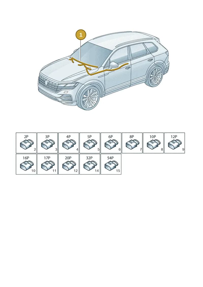 760971051 — Volkswagen Touareg (2017-2025) diagram 439971830, position 1