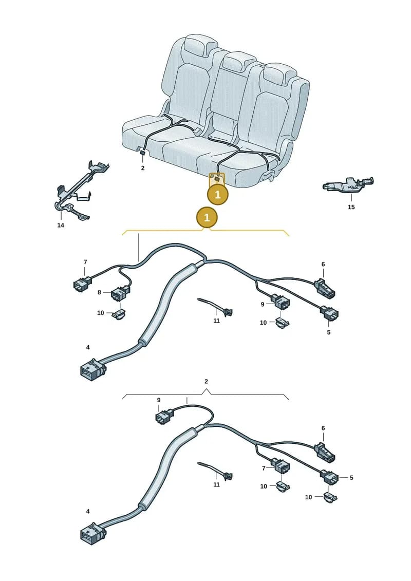 760971385E — Volkswagen Touareg (2017-2025) diagram 439972026, position 1
