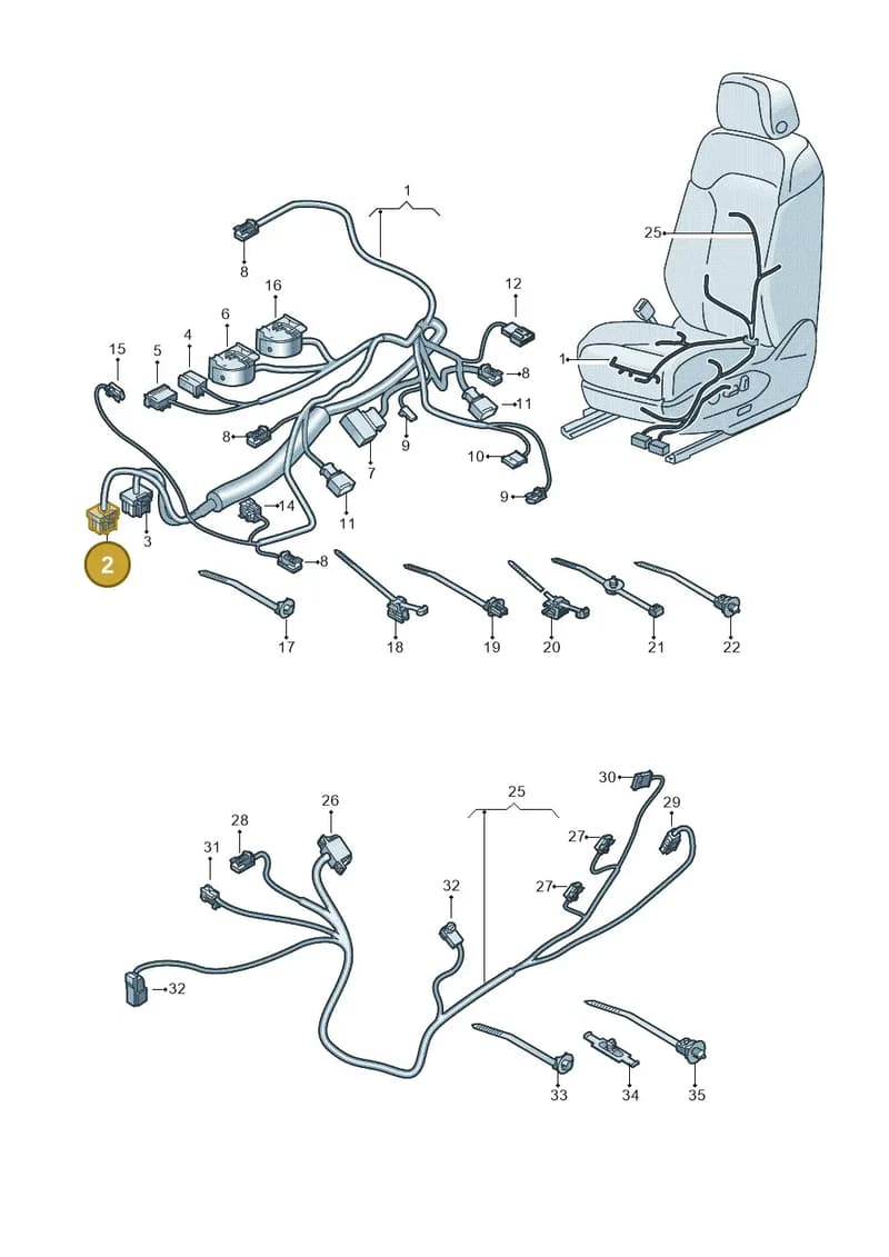 760971582B — Volkswagen Touareg (2017-2025) diagram 439972026, position 2