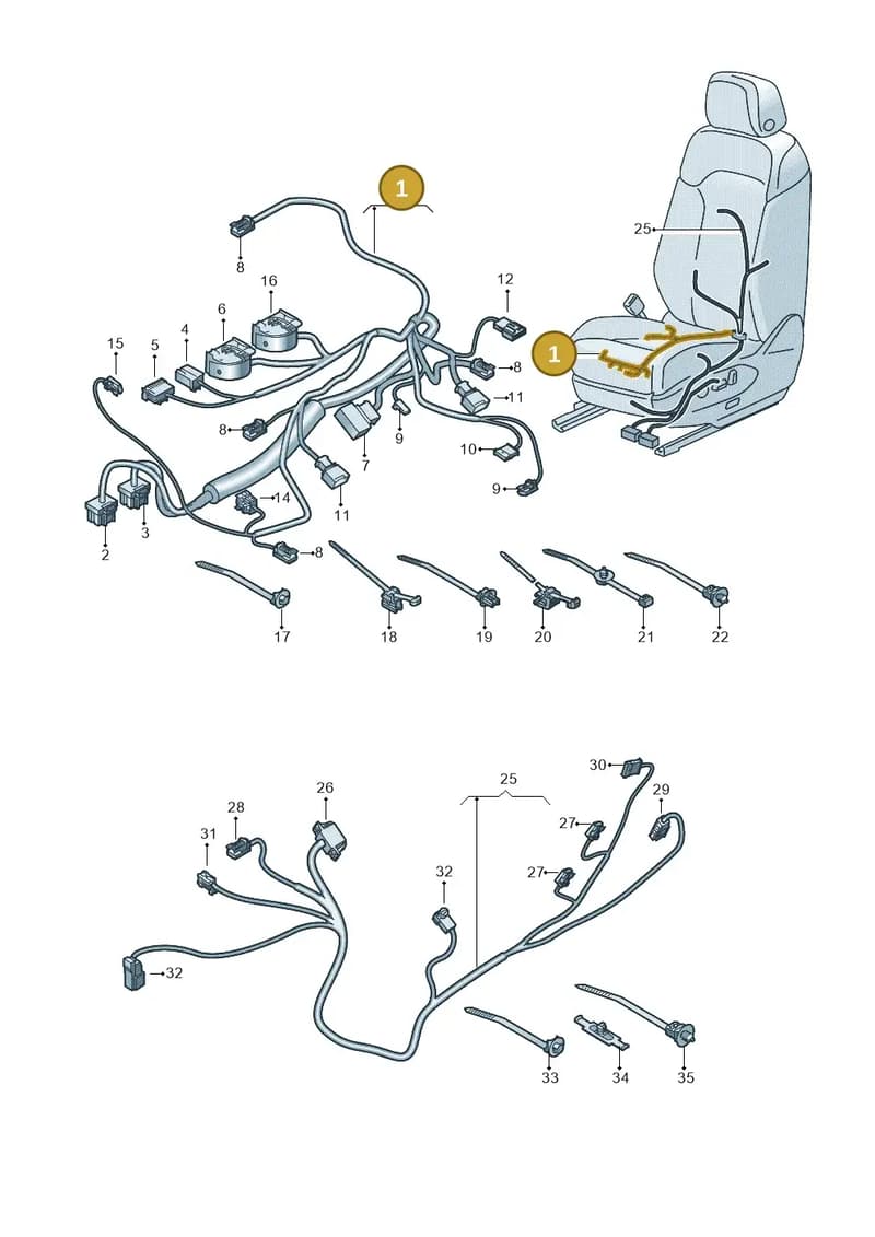 761971391S — Volkswagen Touareg (2017-2025) diagram 439972026, position 1