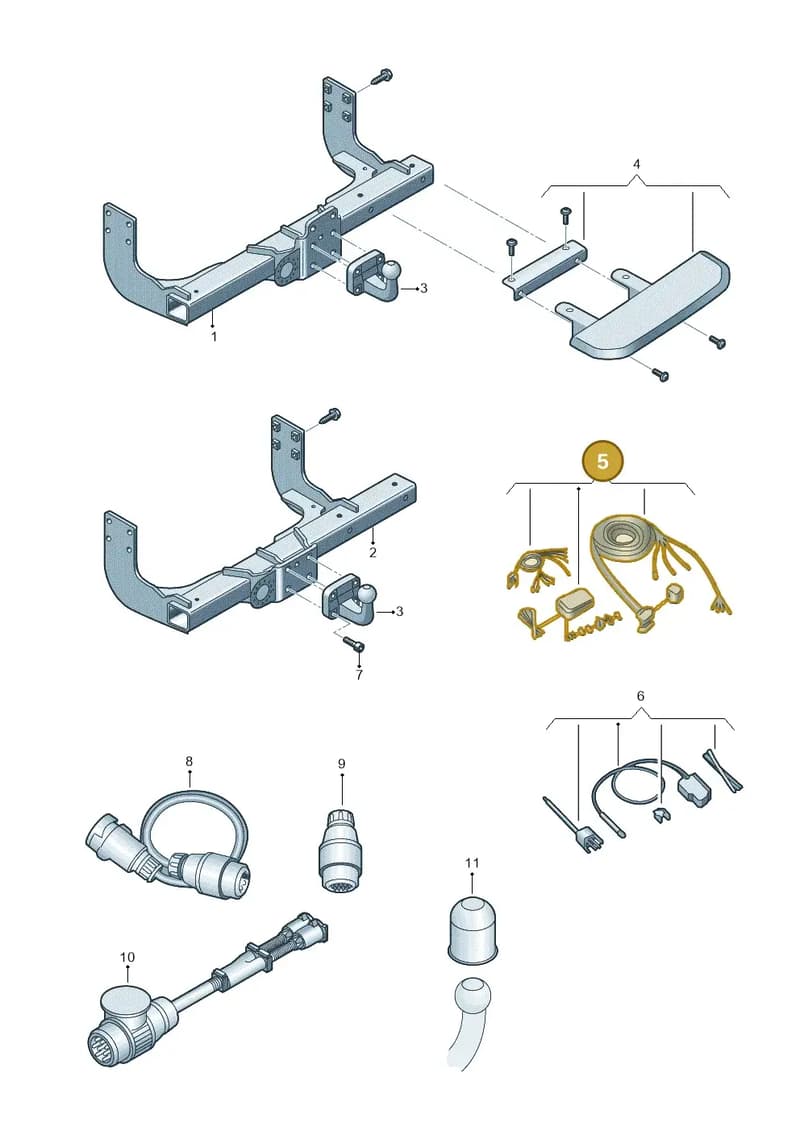 7C0055204B — Volkswagen Crafter (2016-2025) diagram 806071010, position 5