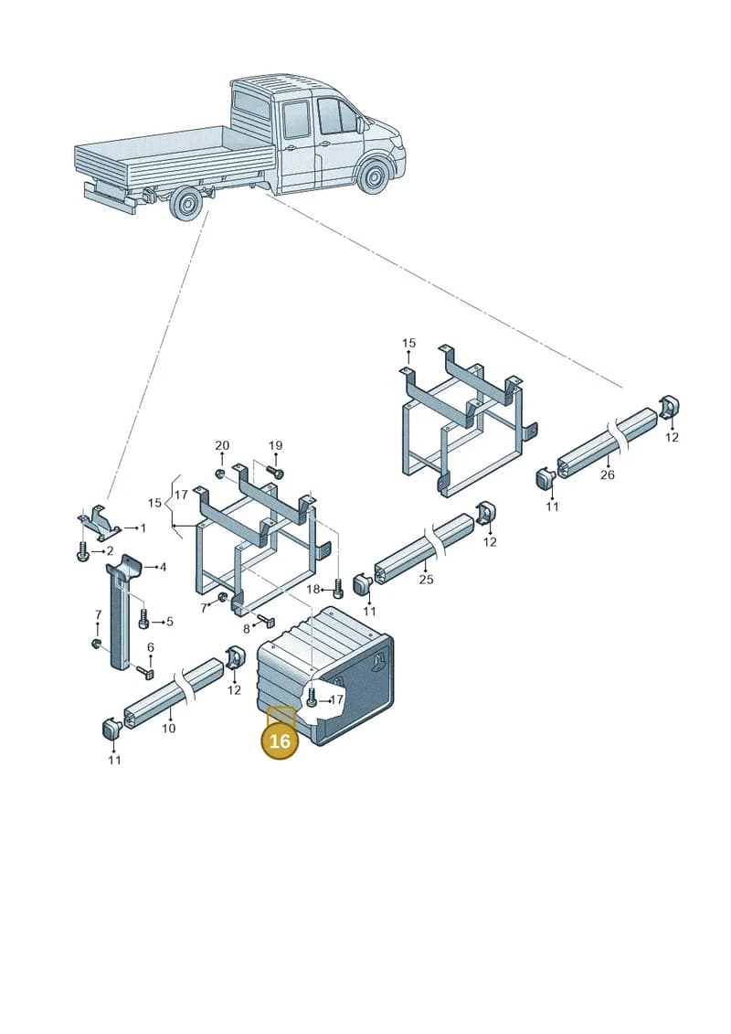 7C0859235A — Volkswagen Crafter (2016-2025) diagram 807803010, position 16