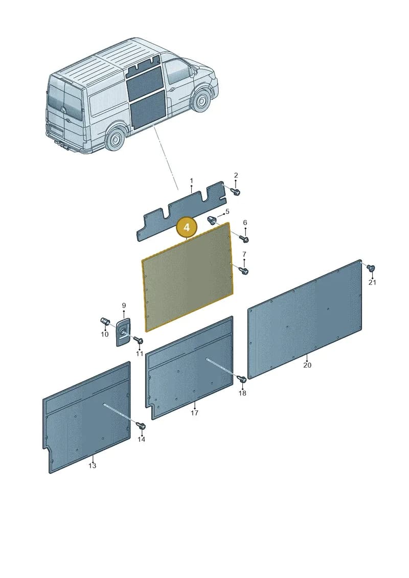 7C0867745BYV1 — Volkswagen e-Crafter (2018-2024) diagram 806867300, position 4