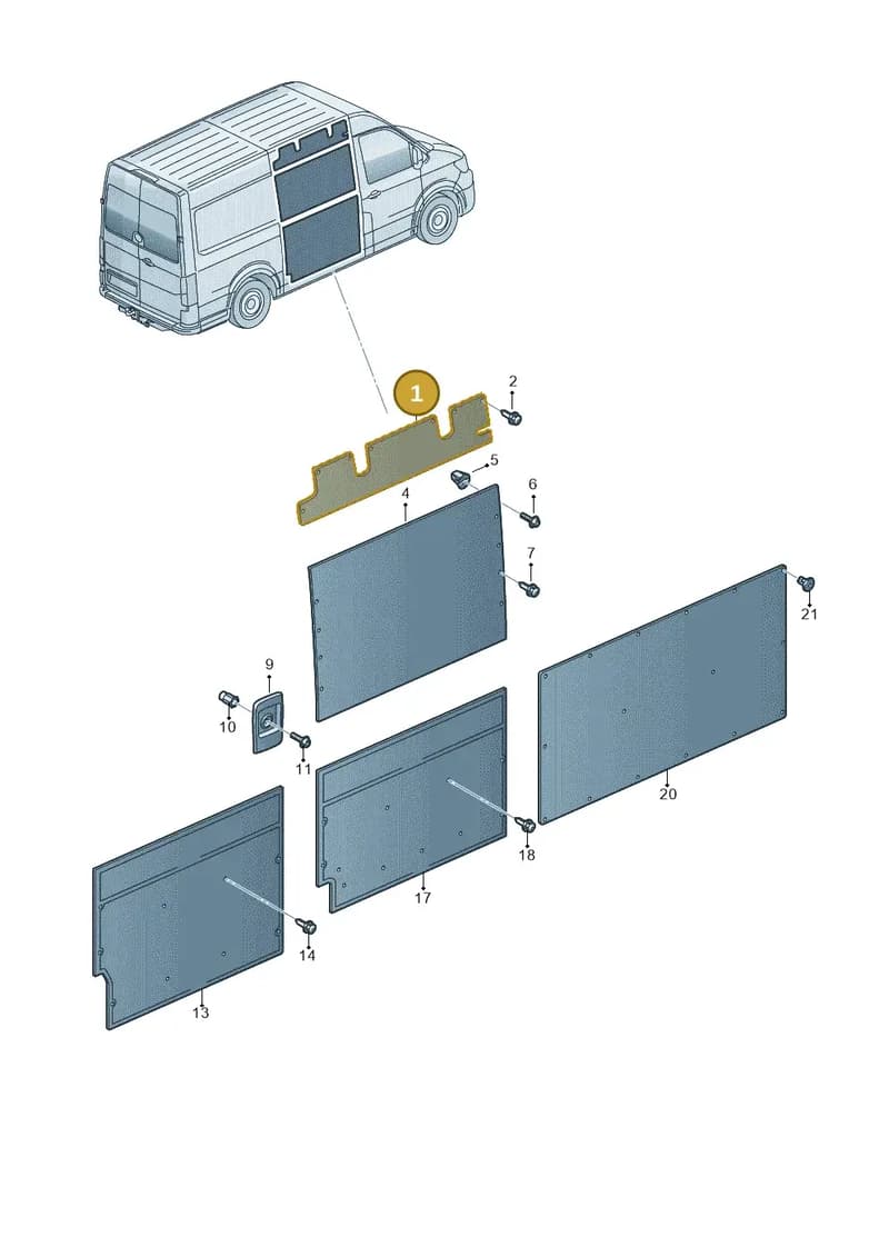 7C0867991AYV1 — Volkswagen e-Crafter (2018-2024) diagram 806867300, position 1