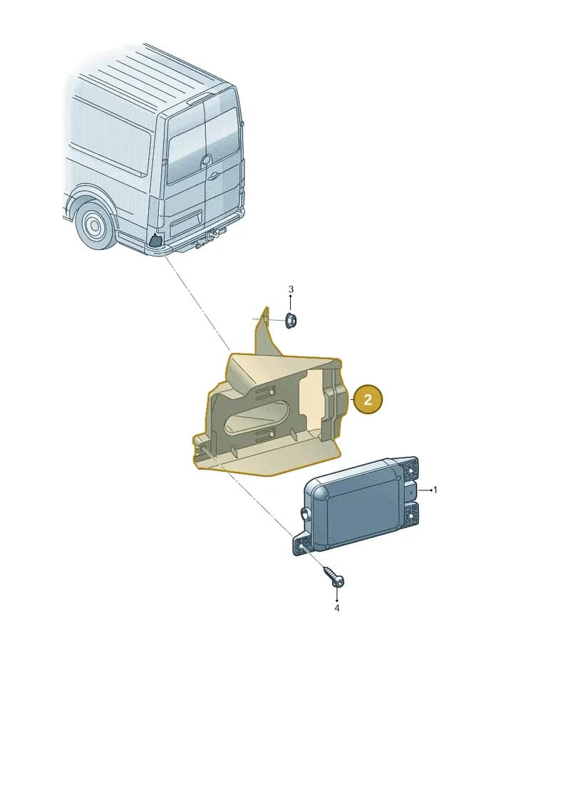 7C0907455 — Volkswagen Crafter (2016-2025) diagram 806907150, position 2