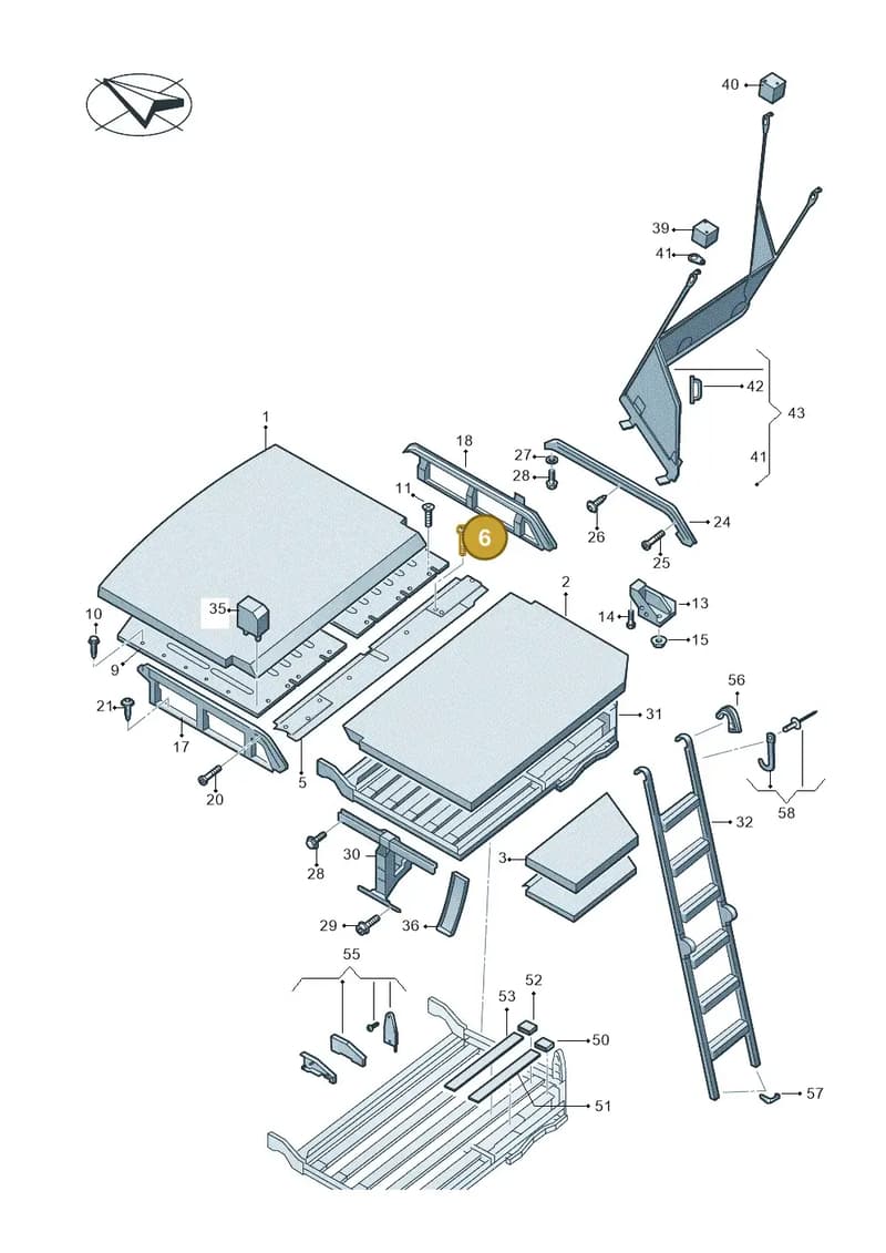 7C4067225T — Volkswagen Crafter (2016-2025) diagram 806067000, position 6