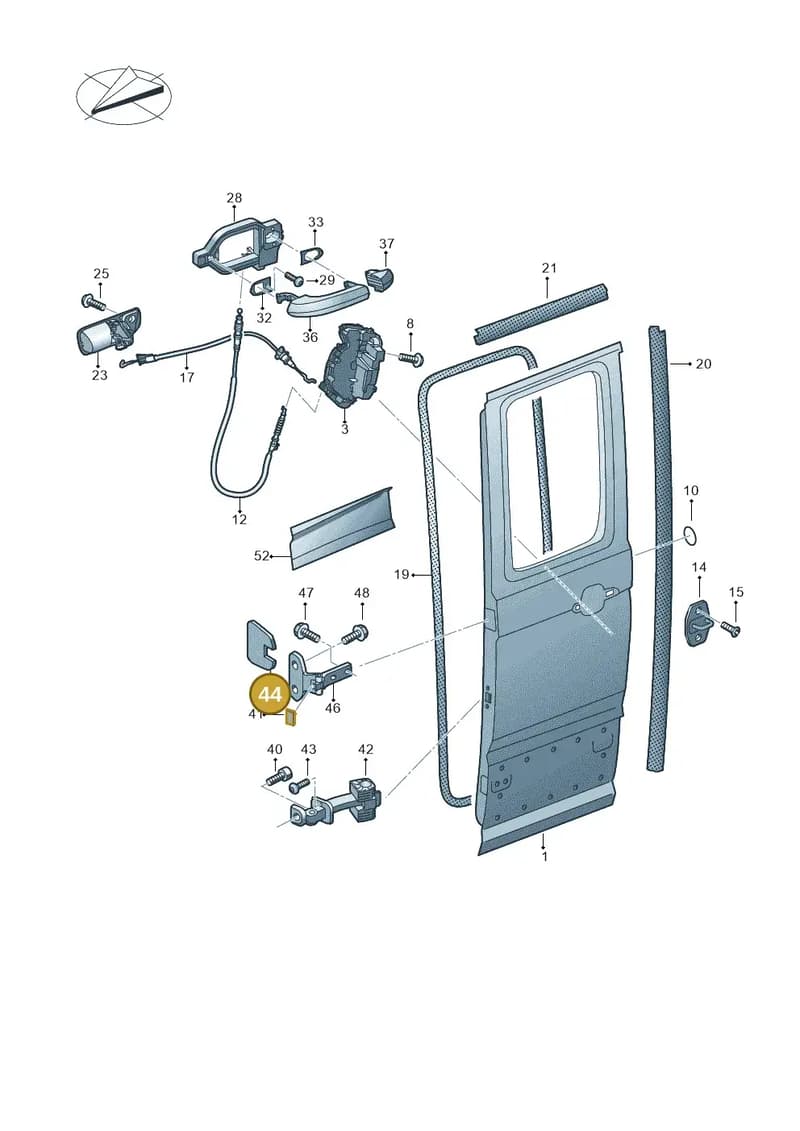 7CA839735 — Volkswagen Crafter (2016-2025) diagram 807841000, position 44