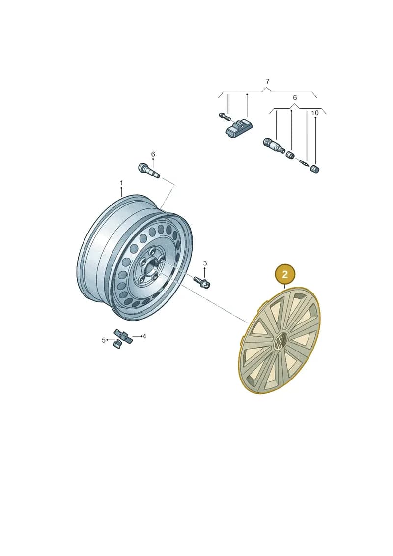 7CE601151BLDO — Volkswagen Crafter (2016-2025) diagram 702601400, position 2