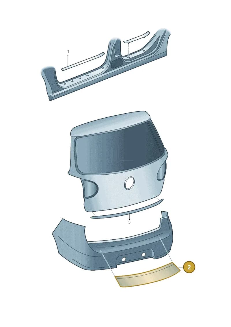 7E0061197 — Volkswagen Caravelle (2015-2019) diagram 420061700, position 2