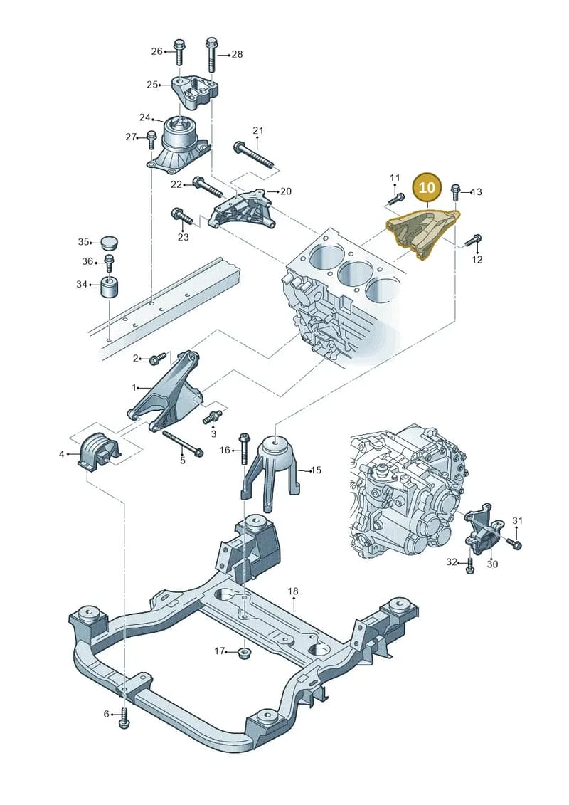 7E0199370N — Volkswagen California (2015-2019) diagram 679199300, position 10