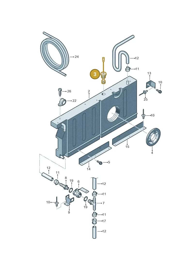 7E7068255 — Volkswagen Caravelle (2019-2024) diagram 452068350, position 3