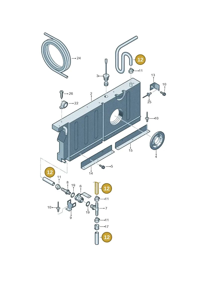 7H7067800F — Volkswagen Caravelle (2019-2024) diagram 452068350, position 12