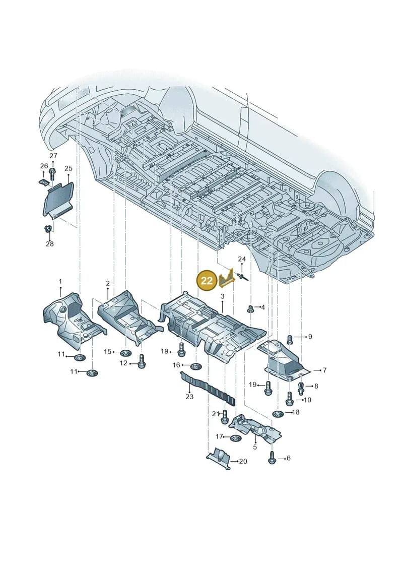 7J7825241 — Volkswagen Transp. dropside (2011-2015) diagram 679825200, position 22