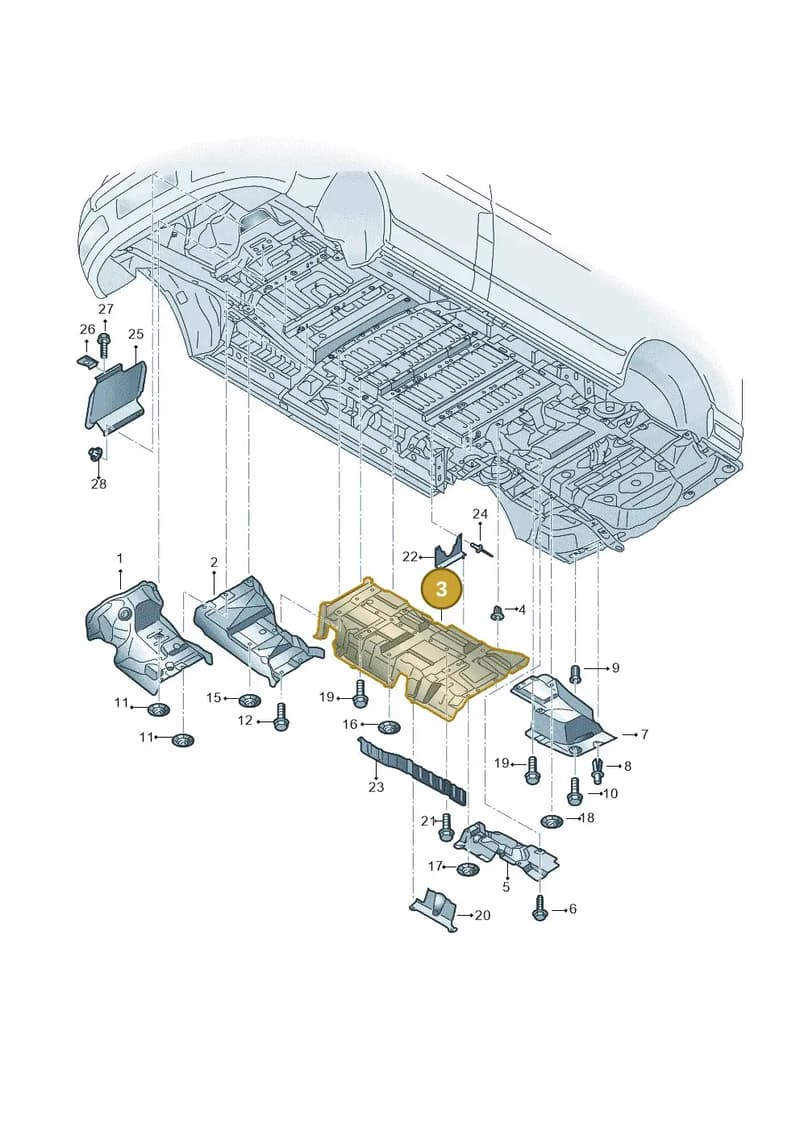 7J7825671 — Volkswagen Transp. dropside (2011-2015) diagram 679825200, position 3