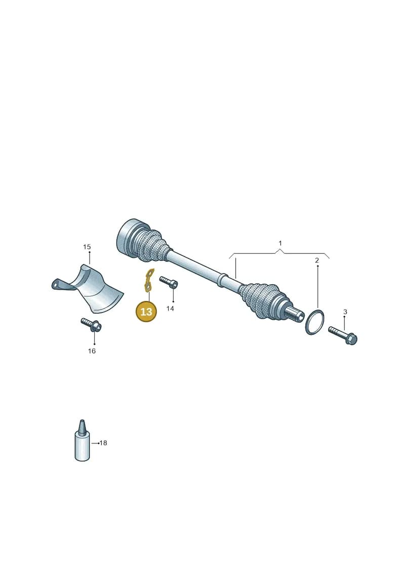 7L0501357D — Audi A8 (2017-2025) diagram 696501160, position 13