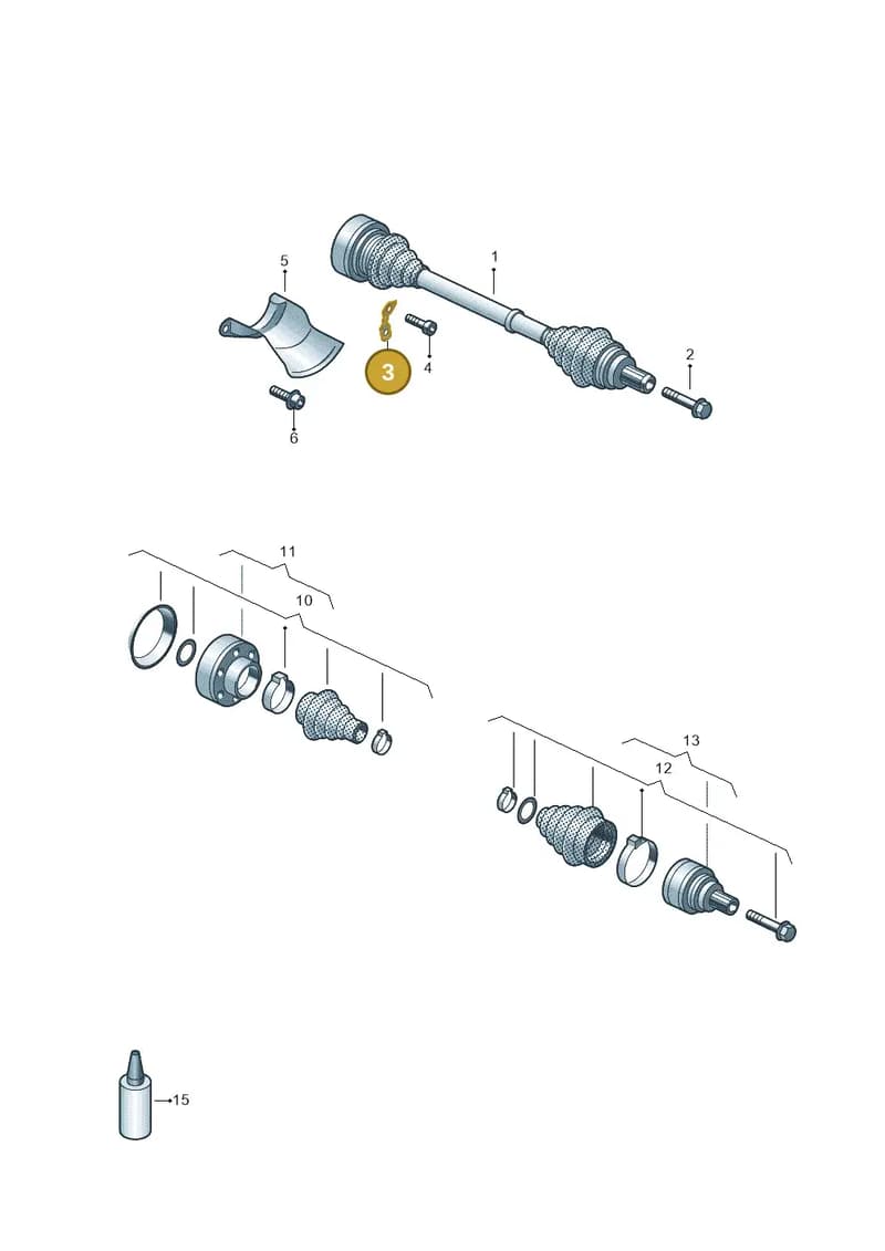 7L0501357D — Audi RS6 Avant (2019-2025) diagram 798501020, position 3